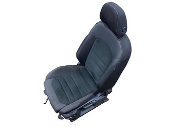 Sedačky černošedá látka kůže VW Golf 7 facelift kombi 2018 - 3