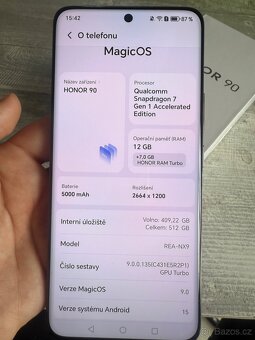 HONOR 90 12GB/512GB TOP STAV, V ZÁRUCE - 3