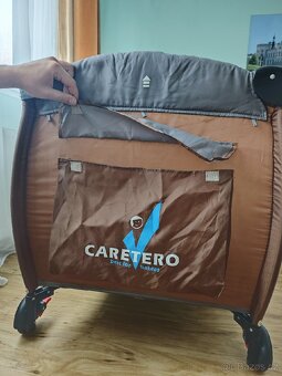 CARETERO CESTOVNÍ POSTÝLKA OHRÁDKA S PŘISTÝLKOU - 3