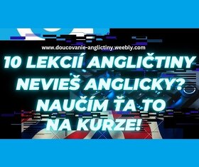 DOUCOVANI ANGLICTINY, ANGLICKY JAZYK, prva hodina ZDARMA // - 3