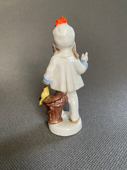 Porcelánová soška Holčička, 14 cm, Fasold & Stauch - 3
