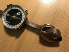 RETRO Kompas (buzola Adriánová) na ruku ČSLA - 3