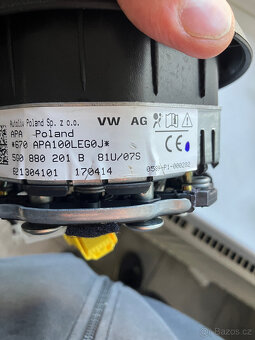 airbag vw golf 7 vii gti gtd R-line novy znak - 3