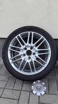 Alu kola Honda 5x114,3 R17 (2ks) vč. pneu - 3