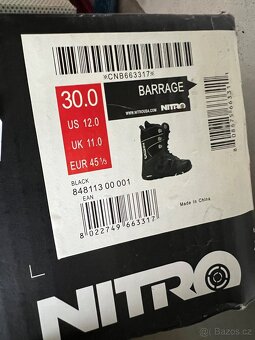 Nitro -snowboard.boty vel 45 - 3