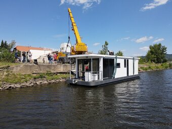 ECO hausbóty 10m, 12m/houseboats, nové - 3