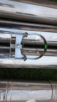 Komínová nerezová sestava pro peletová kamna 130mm - 3