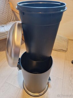 Odpadkový koš plechový z IKEA - 3