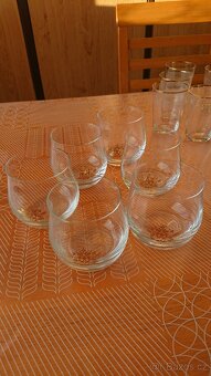 Sada sklenic se s zlaceným obrázkem - 3