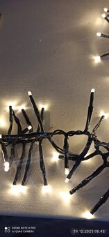 Svítící řetězy 3 ks teplá bílá - 3