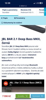 Soundbar JBL BAR 2.1 - 3