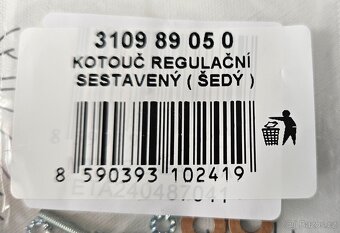 Vypínače k vařici - kotouč regulační šedý 3kusy - 3