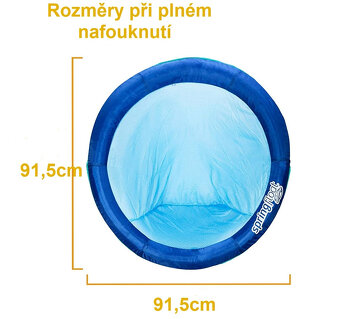 Sedátko na vodu síťované dno SwimWays papasan nové nepoužité - 3