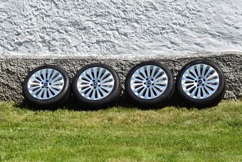 Alu kola 5x108 R17 - originál FORD (zánovní zimní pneu 9 mm) - 3