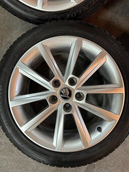 ALU Kola ŠKODA 5x112 R17 TERON Zimní Pneu 225/45/17 - 3