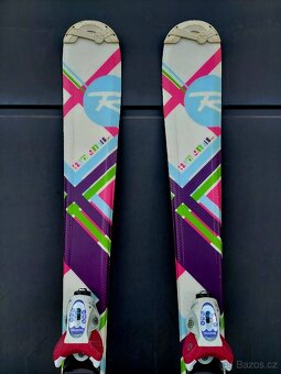 Lyže ROSSIGNOL FUN GIRL, 120 cm + hůlky + lyžáky - 3