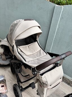 Kočárek 2v1 Jasmine Daisy Soft 05 Mocca a vajíčko Maxi Cosi - 3