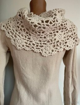 Přízové úpletové šaty M/L - 3