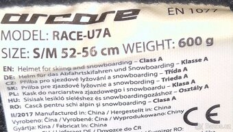 Dětská lyžařská helma ASCORE 52-56cm - 3