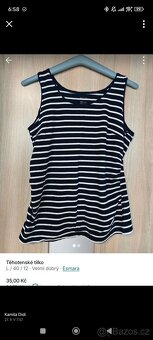 Těhotenské oblečení, velikost L - 3