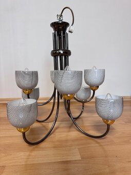 VINTAGE LUSTR + LAMPA - 3