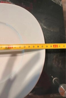 Bílé oválné talíře 6 ks - 3