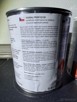 Radbal profi rychleschnoucí barva na radiatory, bílá - 3