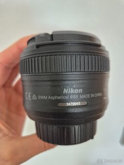 Objektiv Nikon 50 mm f/1.8 G AF-S - 3