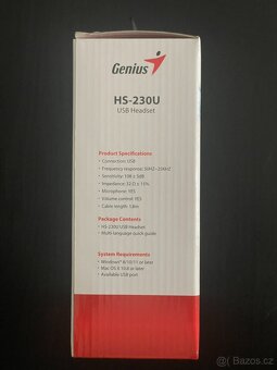 Headset Genius HS-230U - 3