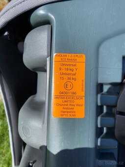 Autosedacka Britax 9-36kg - 3