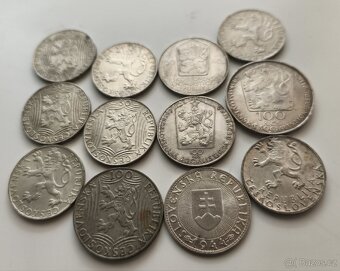 Stříbrné mince mix - 3