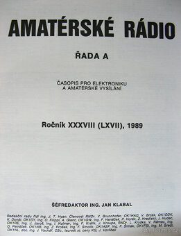 Amatérské Radio řada A - 3