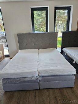 Luxusní postel Boxspring 180x200 cm - 3