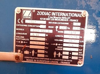 Člun Zodiac Zoom - 3