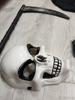 Set maškarní kostým/maska vel.140/146 - 3