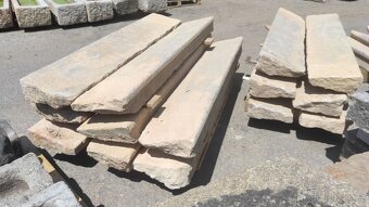 Staré kamenné schody, žulové schody, schod, 14 ks - 3