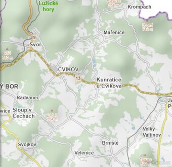 Prodám zahradu, 515m2, Kunratice u Cvikova - 3