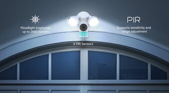 2x FOSCAM 4MP Floodlight Camera venkovní - nepoužitá - 3