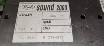 Originální autorádio Ford 2001/ Sound 200 - 3