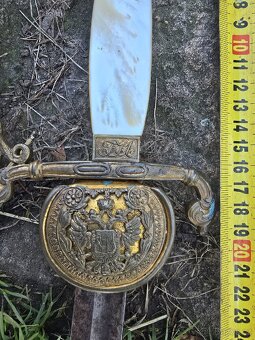 KRÁSNÁ STARÁ PERLEŤOVÁ ŠAVLE/ KORD RU VZOR 1849 - 3