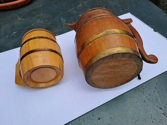 Dřevěný korbel 2x - 3