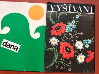 Škola ručního pletení, Vyšívání, časopisy Praktická žena, - 3