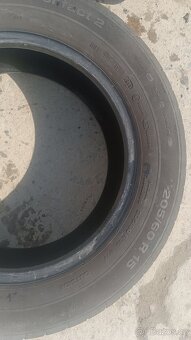 Letní pneumatiky 205/60 R15 91V, dvě Letní pneumatiky Contin - 3
