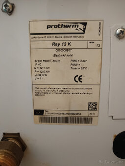 Elektrokotel Protherm Ray 12 K - 3