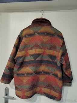 Dámský vlněný VINTAGE kabát vel. L-XL - 3