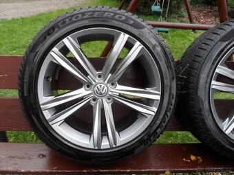 Originál Alu Kola VW +Zimní Pneu 245/45/18 5X112 - 3
