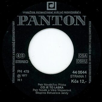 Petr Novák – Co je láska / Všichni jdou za láskou (SP) - 3