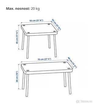 Konferenční stolek (sada 2 ks) - 3