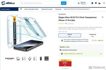 Ochranné sklo iPhone 15 pro max - 3