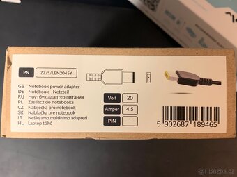 Lenovo Thinkpad auto nabíječka 90W - 3